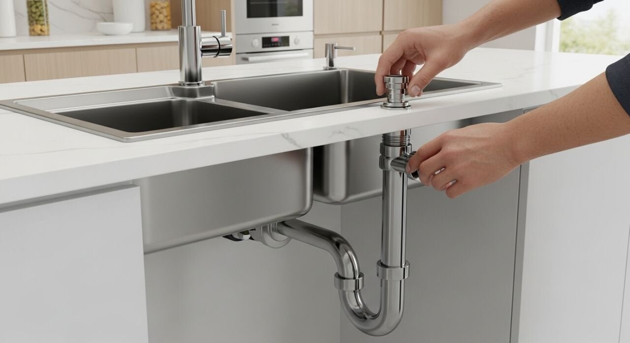 Lavabo / evye montajı